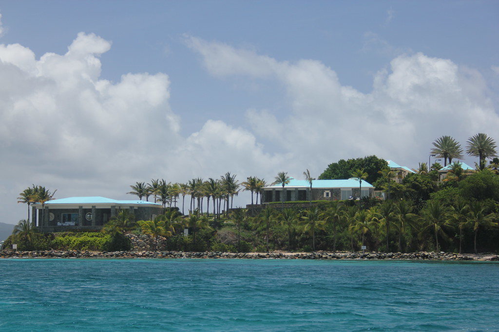 Little Saint James Island, where Jeffrey Epstein kept his victims