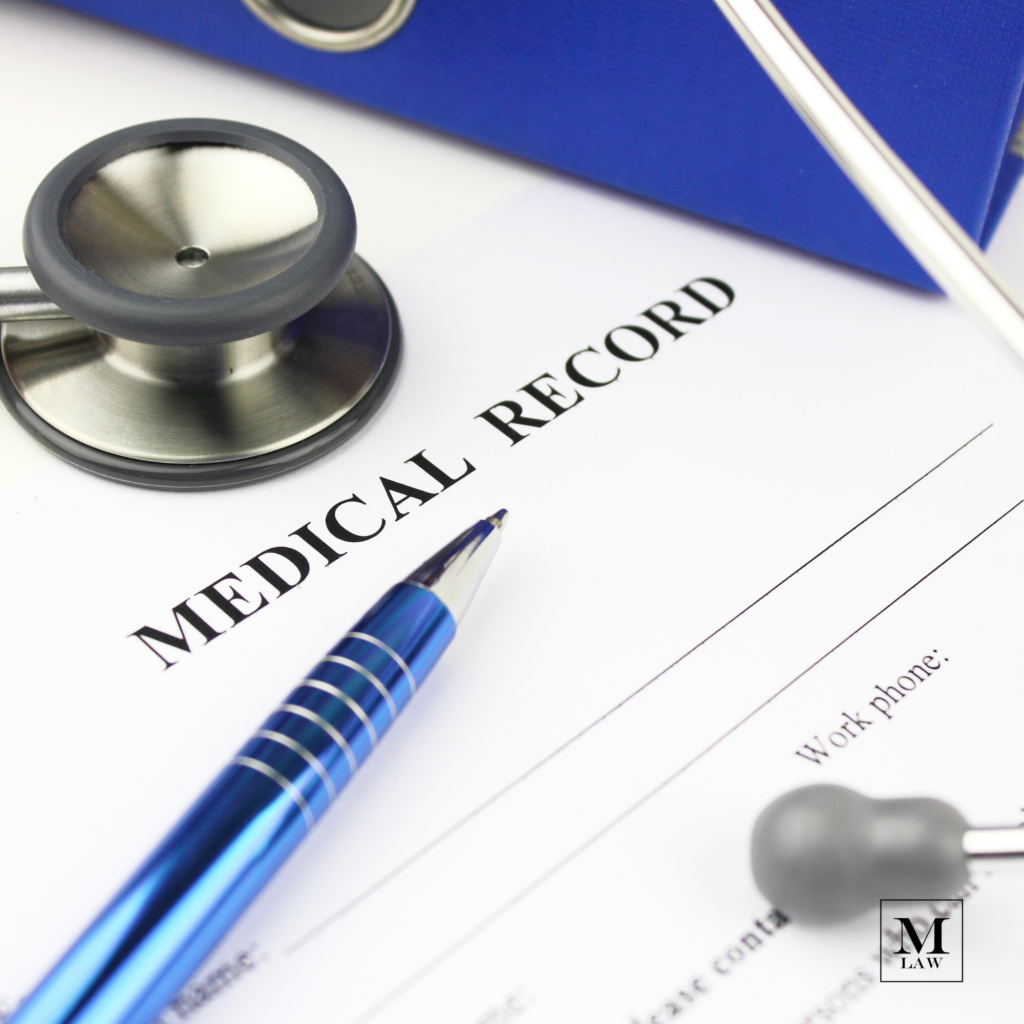 medical records from a misdiagnosis case