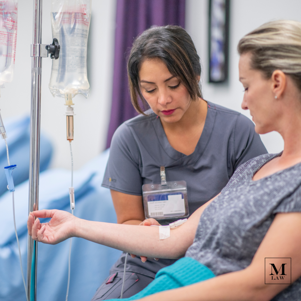 nurse administering an incorrect dosage to patient by IV