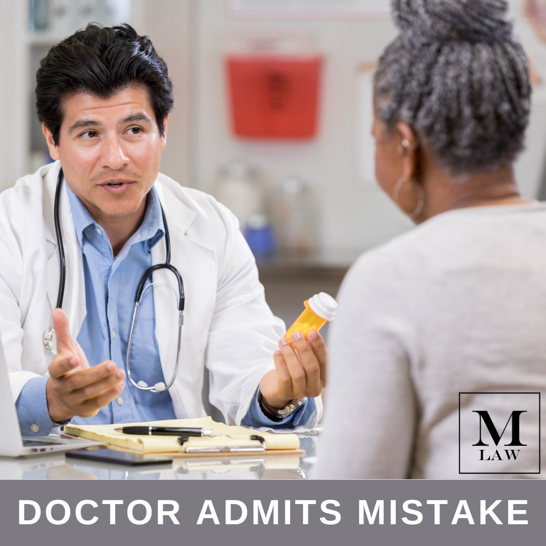 doctor admits mistake