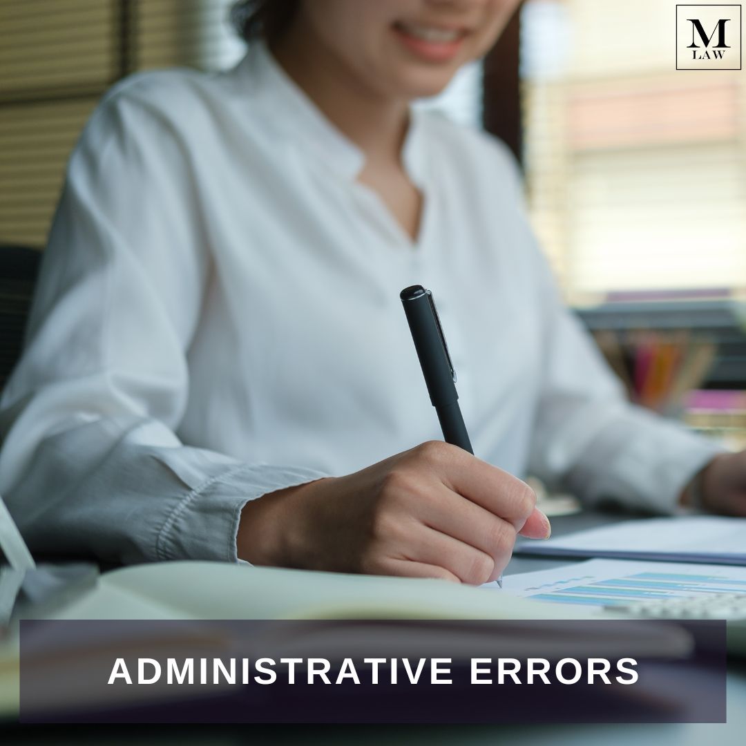 administrative errors