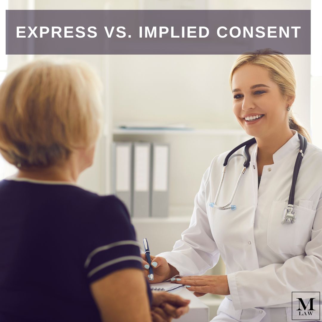 difference between express and implied consent