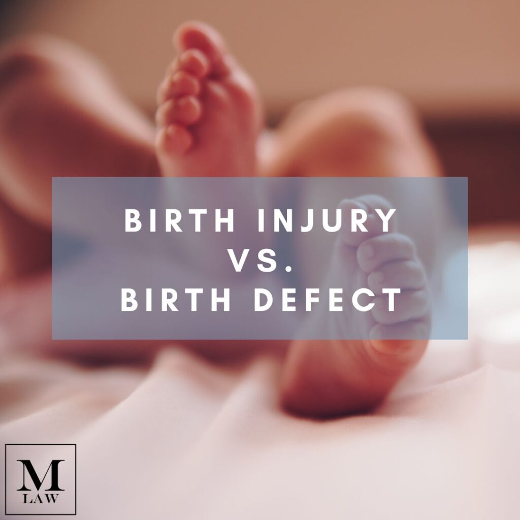 birth injury vs. birth defect