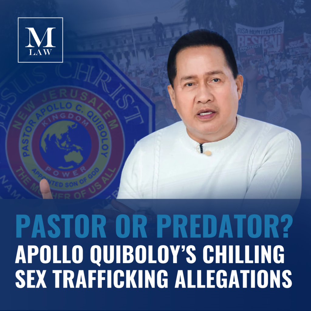 Pastor Apollo Quiboloy, Sex Trafficking, Merson Law