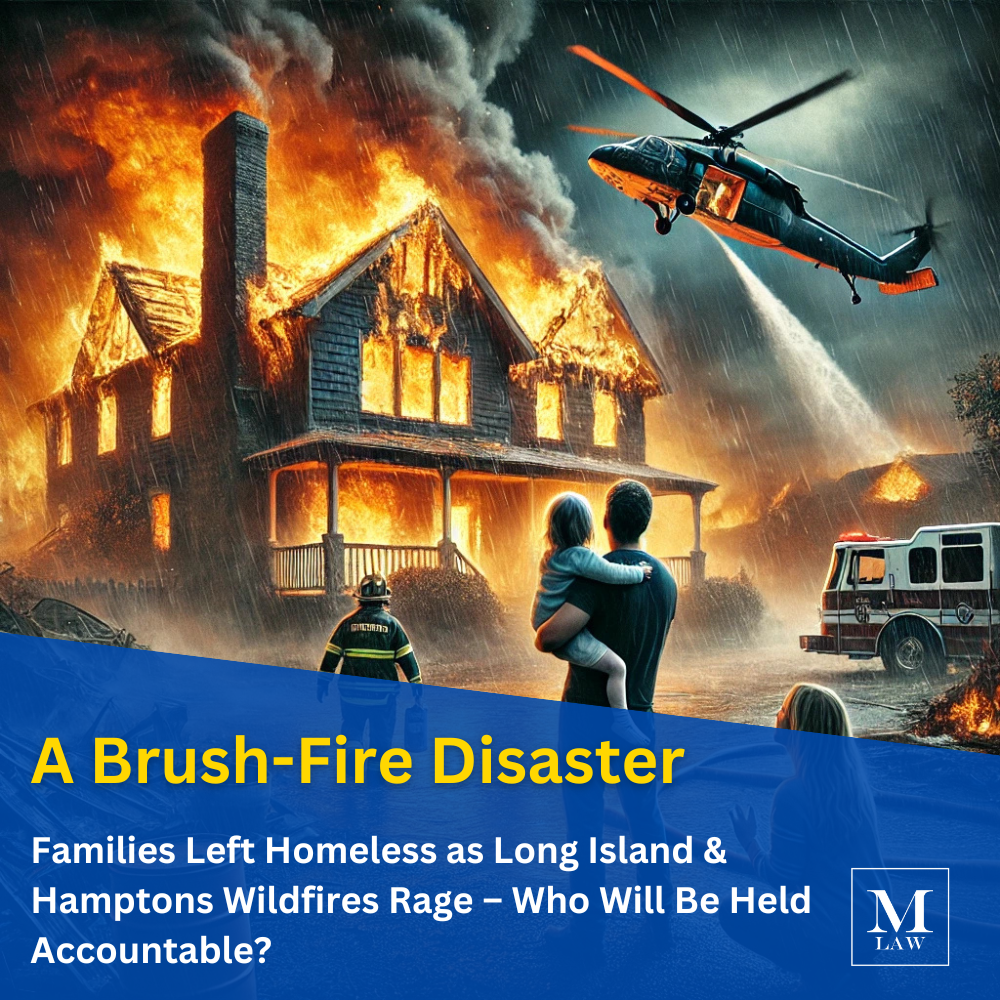 Long island hamptons brush fire lawyer, merson law, personal injury